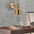 Import Modern Metal Gold Fancy Led Art Wall Bracket Light Fixtures Wall Lamps Sconce for Home from China