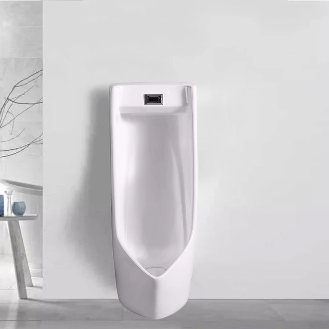 Modern sanitary ware porcelain floor man toilet washbrook ceramic standing urinals flush sensor back spud ceramic urinal