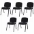Import modern stackable student visitor training conference  metal frame office chair / with &without writing board from China