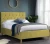 Modern style bedroom furniture king queen size adult black velvet upholstered bed
