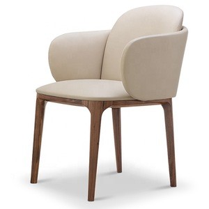 Modern Wooden Armrest Dining Chair For design Furniture