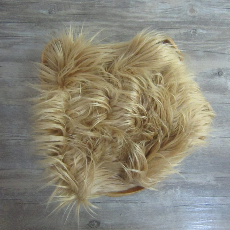 Mongolia Faux fur fabric blanket,basket filler,newborn photo props