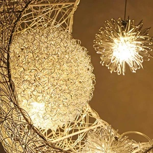 Moon Star Pendant Ceiling Lamps Children Bedroom Hanging Chandelier Lamp Fixture Lighting