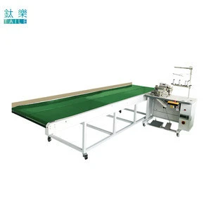 More Efficiency ! Automatic Multi-function Conveyor Stitch/Overstitch Curtain Industrial Sewing  Machine