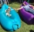 Import most popular seat type bean bag air sofa camping holiday pool inflatable sleeping bag from China