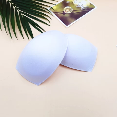 Most Welcome Thin Oval Foam Bra Cup Padded Sports Fitness Bra Pads Cups Sling Bra Padding Inserts Absorbent