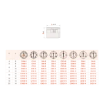 Mould date stamp Adjustable Year Month day Plastic mould year month wheel date wheel month combined wheel date stamp