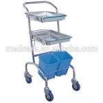 MTTR9 Hot selling hospital linen trolley,stainless steel trolley