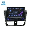 Multi-Language Black Andriod7.1 Touch Screen Car Stereo Car DVD VCD CD MP3 MP4 Player for Toyota Yaris 2013-with GPS