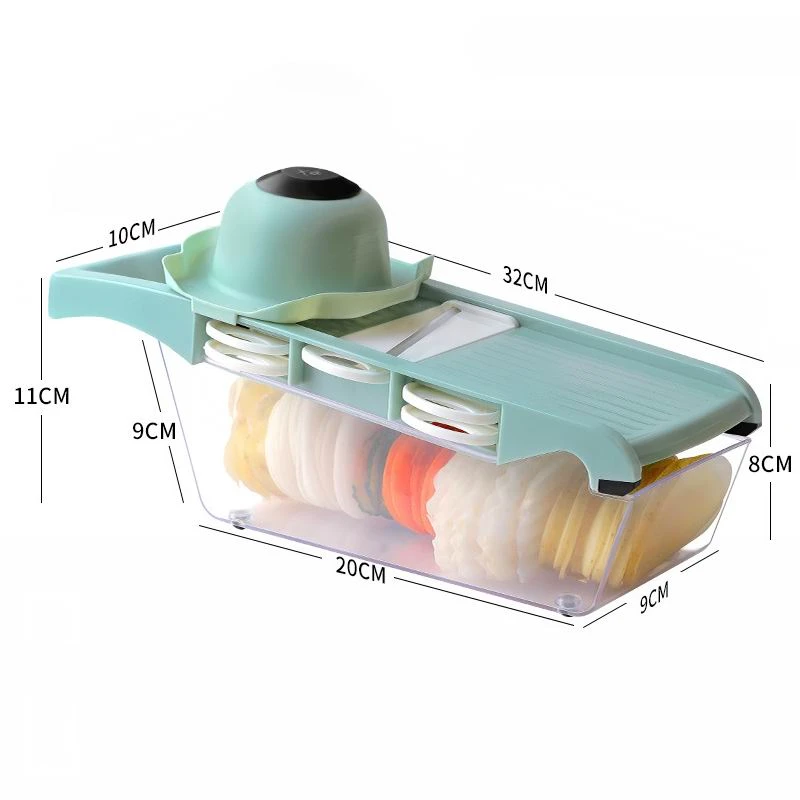 Multifunction Quick Dicer Stainless Steel Vegetable Chopper Slicer Cutter Potato Onion Chopper With Container