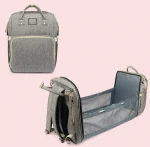 Multifunctional Diaper Bag,Custom Multifunctional Baby Bed Mummy Bags Diaper Backpack for Mothers