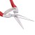 Import multifunctional grape trimming stainless steel branch flower cutting red handle 8&quot; garden pruning shears from China