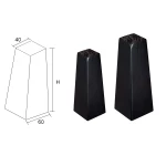 Natural wood square furniture leg sofa bed stand cabinet legs