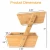 Import Nature Bamboo Fruit Basket  2 Tier Fruit and Vegetable Storage Stand for Kitchen Countertop Solid Design and Breathable from China