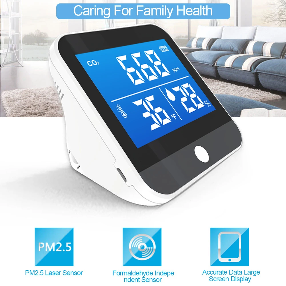 Necessary to protect your family Carbon dioxide meter Co2 analyzer real-time warning  high sensitivity