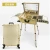 Import new 24inch makeup carry case with led bulbs trolley luggage set from China