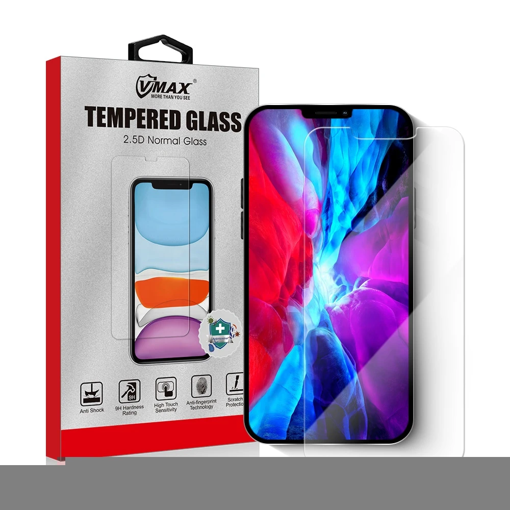 New 2.5D Clear Screen protector Tempered Glass Film for Apple iPhone 12 tempered glass