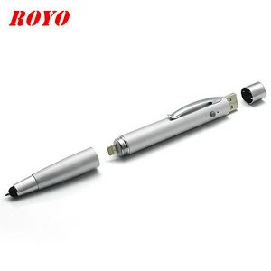 New 5 in 1 high quality metal ball pen and stylus pen with power bank and usb