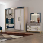 New Arrival baby set bamboo wooden bedroom bed furniture hotel villa