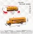 Import New arrival hot sale 1:32 yellow plastic bus model side door real sound alloy small school bus toy with light from China