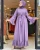 Import New arrival muslim women long maxi dress chiffon Ramadan islamic clothing Dubai party evening abayas from China