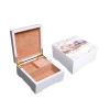 new arrival wood craft custom made hand crank music box made in china
