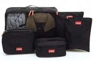 Travel Bags, New design 6 set expandable clear packing cubes
