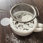 New design DIY cake decoration tools laser cutting PET  raw material cake stencil hotsell Creative Cake Bread Stencils