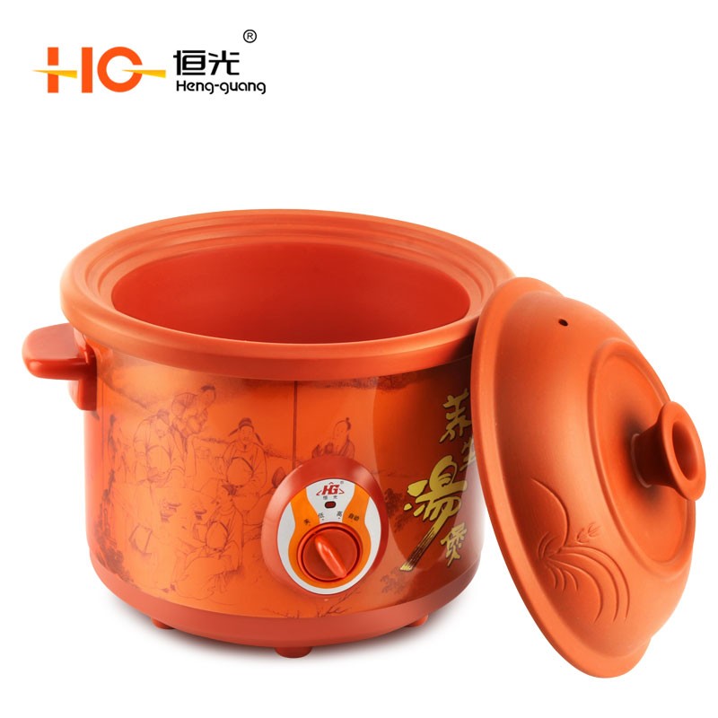 New design high quality electric slow cooker clay ceramic electric slow cookware