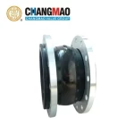 New Design Pvc Pn16 Ball Bellow Flange Pump Expansion Connector Flexible Coupling Pipe Fittings Rubber Joint
