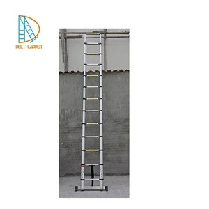 New Design Soft Close Aluminium Escalera Telescopic Ladder EN131