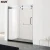 Import New design tempered glass frameless cheap sliding shower door from China