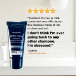 New Eco friendly Bamboo Charcoal Black Hair Scratch Dandruff Remove Wash Clean Care Shampoo Grain Mud Gel