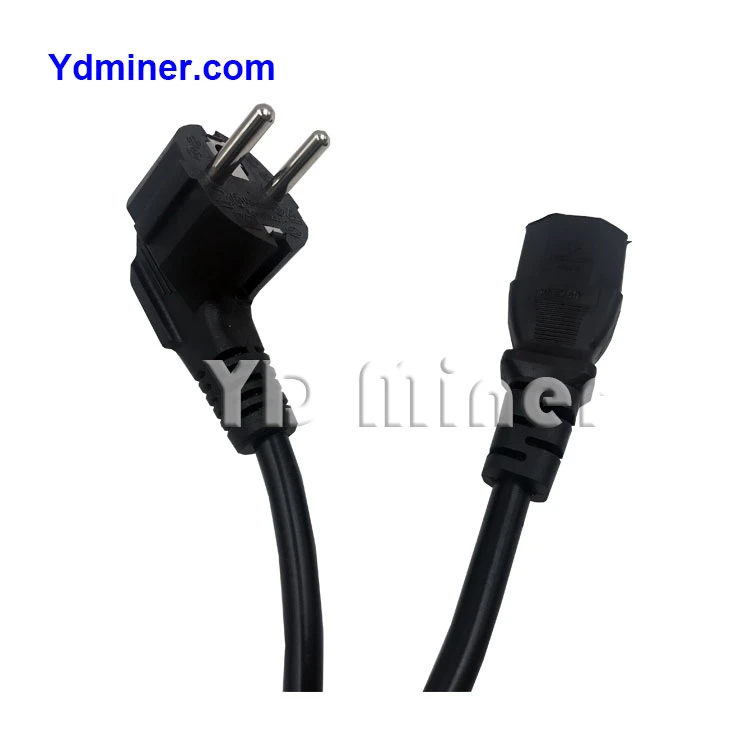 New EU plug power cable for antminer pc power cable