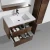 Import New fashion Wall Mounted Single Sink 36&quot; Bathroom Vanity Cabinet from China
