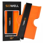 New Generation 10 inch Metal Contour Gauge Profile Gauge Shape Duplicator with Lock Self Lock Edge Shaping Measuring Gauge