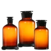 New high-quality amber reagent laboratory chemical bottle glass with glass stopper