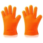 New Hot Sale Oven Mitts Gloves Resistant Heat Silicone BBQ Grilling Gloves for Cooking Baking Barbecue