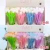 New Korean Creative Little Fresh Rose Styling Pen for Students With Light-discolored Silica Gel Neutral Pen