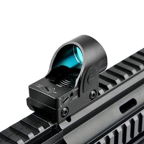 New Mini RMR SRO Red Dot Sight Collimator / Rifle Reflex Sight Scope Open  Sight fit 20mm Rail & Glock Mount