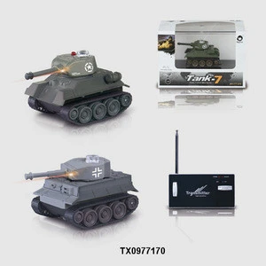 New Mini Wireless Radio Control R/C Tank Cars Kids Battery Light Toys