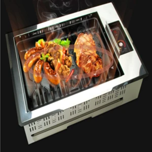 New Miracook MA-2500 smokeless bbq grill 200V to 250V,110V can supply,1000W