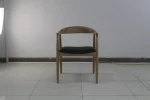 New modern chair leisure furniture Restaurant hotel Dining Chair Solid wood chair