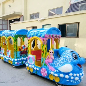 New promotion high quality amusement trackless train