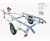 Import New style 8m boat trailer from China
