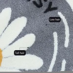 New style bath mat bathroom non-slip door mat absorbent foot mat daisy mat