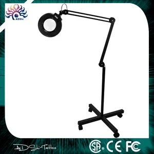 Newest standing magnifying glass lamp floor/Magnifying lamps/Floor stand magnifying lamp