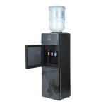 NF197 Glass Door Water Dispenser with Glass LED Panel R134A Compressor Cooling with Refrigerator Big Size Water-Dispenser
