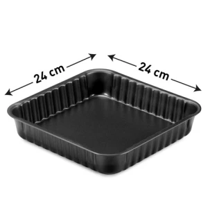 Non-Stick Coating Pans Private Label Custom Baking Made In Italy Square Cake Pan Baking Tray For Baking