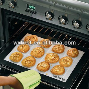 non-stick, reusable oven liner, pizza baking mat